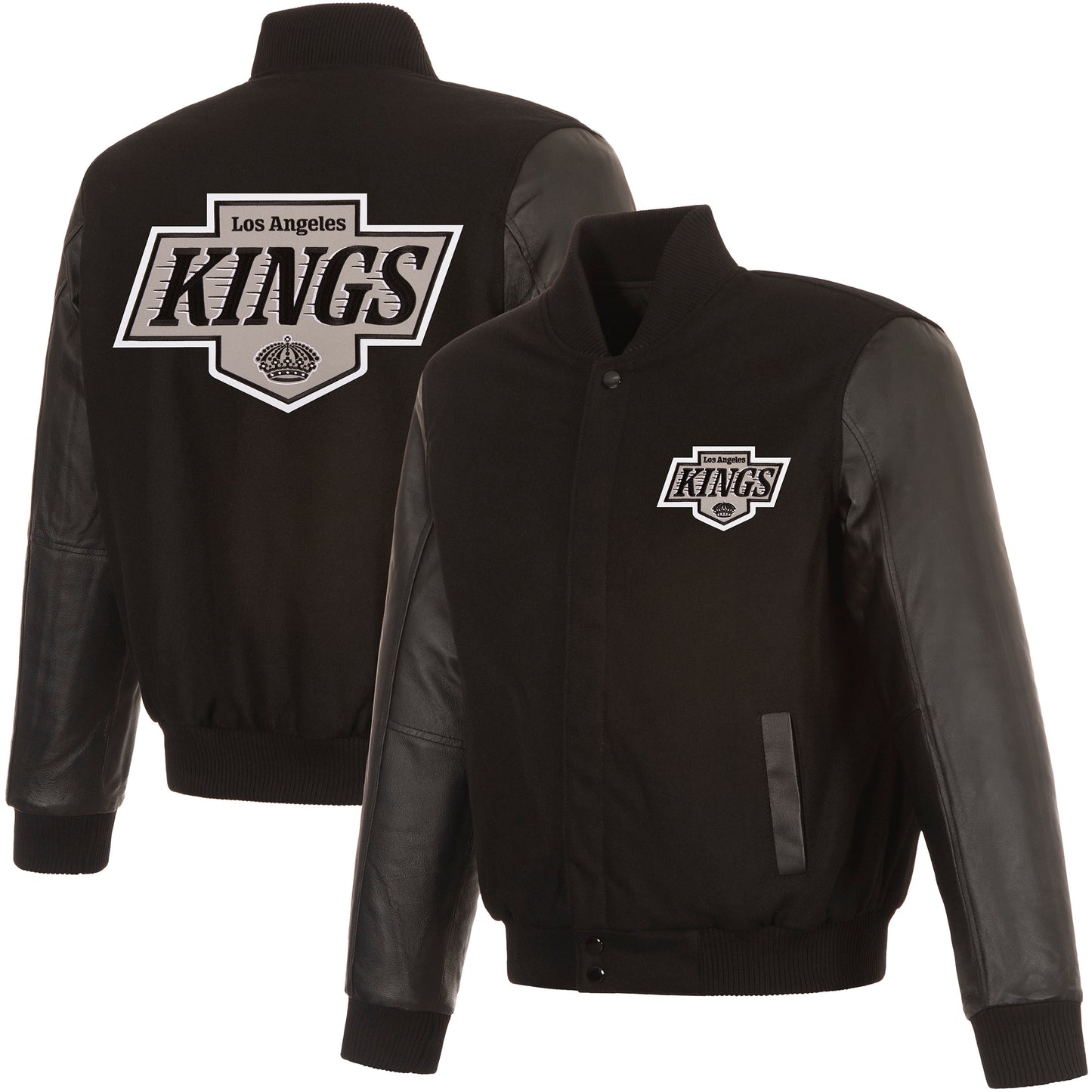 Los Angeles Kings Wool and Leather Reversible Jacket