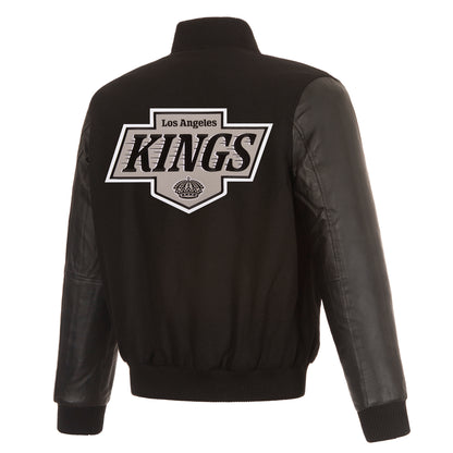 Los Angeles Kings Wool and Leather Reversible Jacket