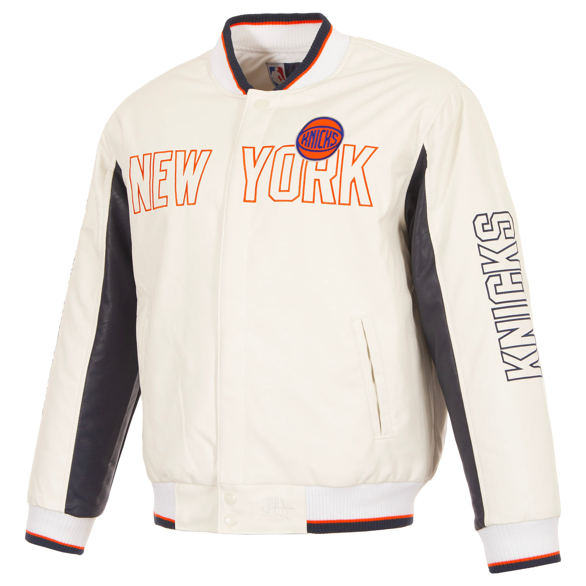 New York Knicks Faux Leather Jacket