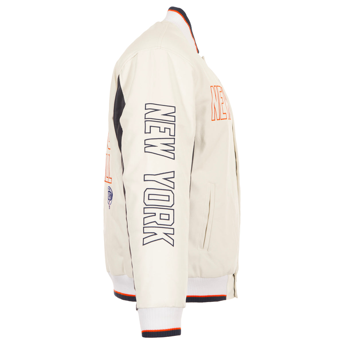 New York Knicks Faux Leather Jacket