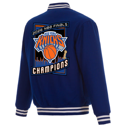 PRE ORDER: New York Knicks 2026 Championship Reversible All Wool Jacket