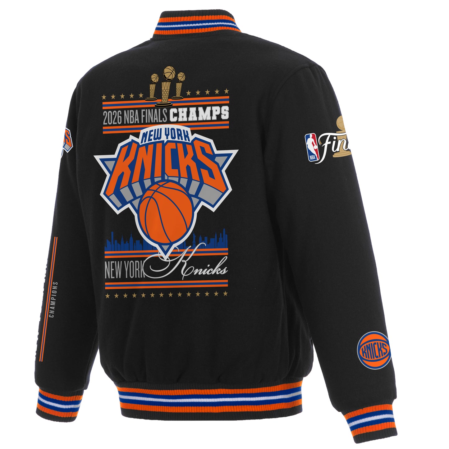 PRE ORDER: New York Knicks 2026 Championship Reversible All Wool Jacket