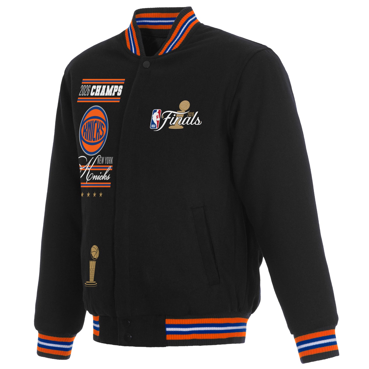 PRE ORDER: New York Knicks 2026 Championship Reversible All Wool Jacket