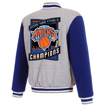 PRE ORDER: New York Knicks 2026 Championship Two-Tone Fleece Jacket
