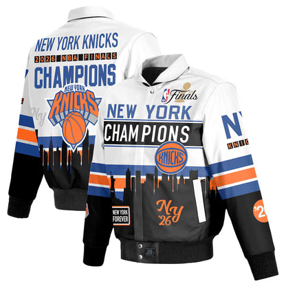New York Knicks 2026 Championship All Leather Jacket