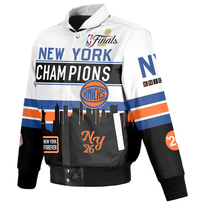 New York Knicks 2026 Championship All Leather Jacket