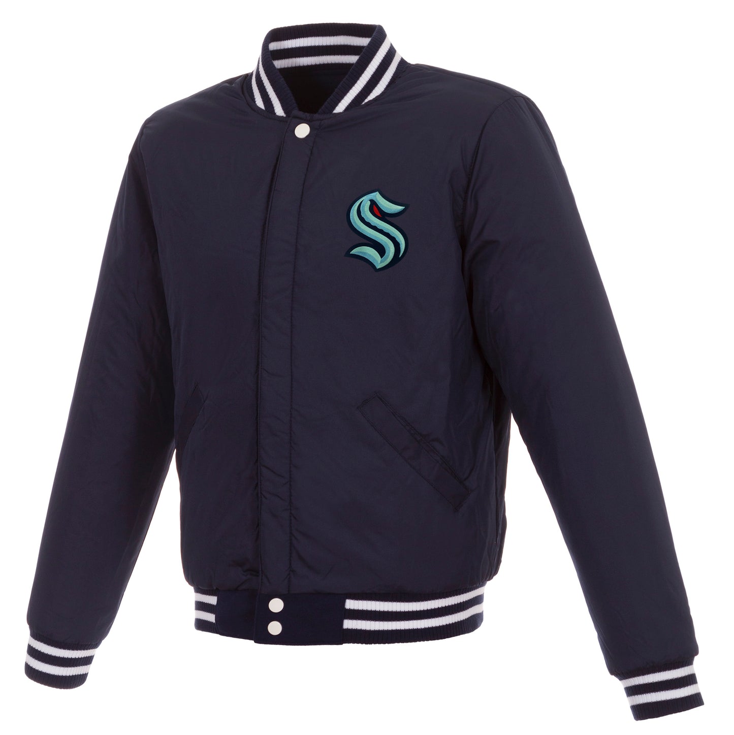 Seattle Krakens Reversible Varsity Jacket