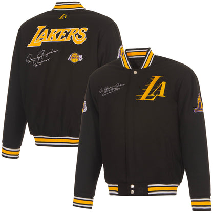 Los Angeles Lakers Reversible Wool Varsity Jacket