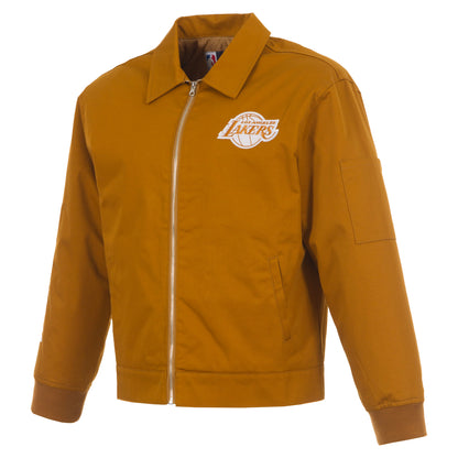 Los Angeles Lakers Cotton-Poly Twill Blend Jacket