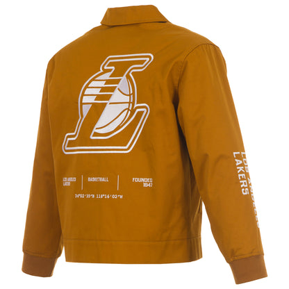 Los Angeles Lakers Cotton-Poly Twill Blend Jacket
