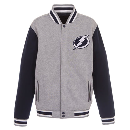 Tampa Bay Lightning Reversible Two-Tone Fleece Jacket