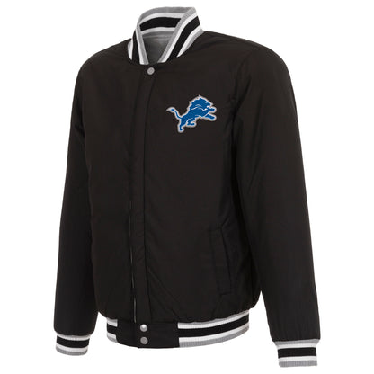Detroit Lions Reversible Two-Tone Fleece Jacket