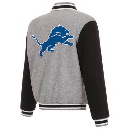 Detroit Lions Reversible Two-Tone Fleece Jacket
