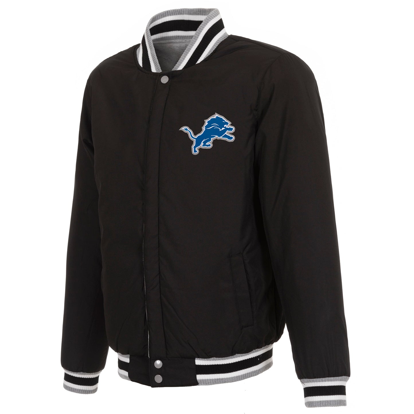 Detroit Lions Reversible Two-Tone Fleece Jacket