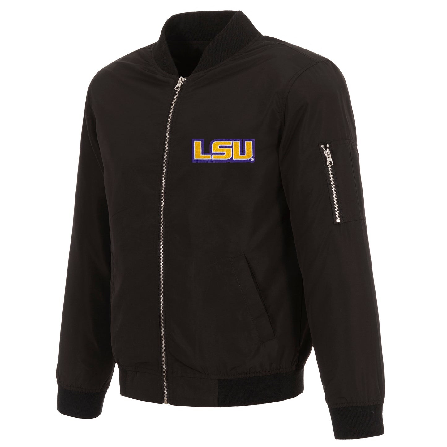 Louisiana State University Nylon Bomber Jacket