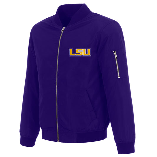 Louisiana State University Nylon Bomber Jacket