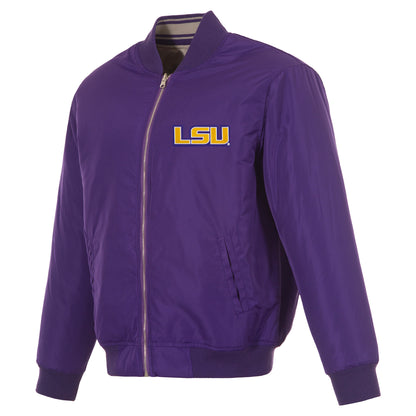 Louisiana State University Reversible Flight Jacket