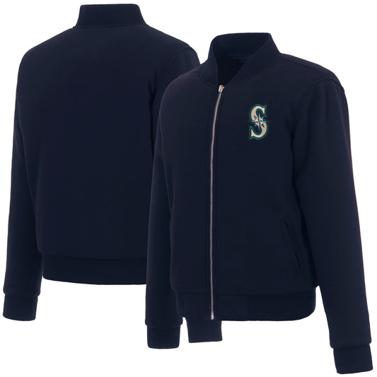 Seattle Mariners Ladies Reversible Fleece Jacket