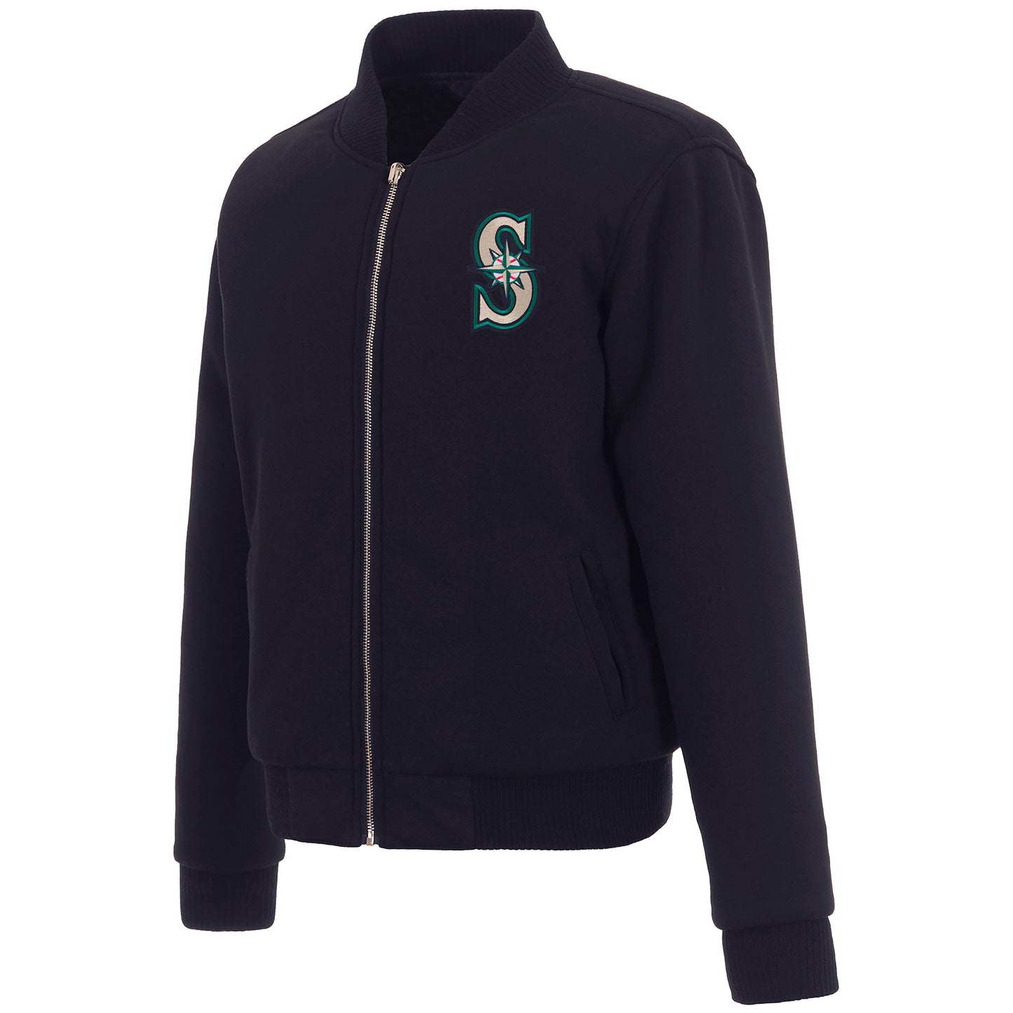 Seattle Mariners Ladies Reversible Fleece Jacket