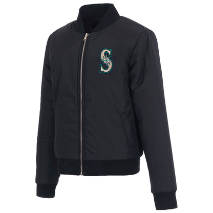 Seattle Mariners Ladies Reversible Fleece Jacket