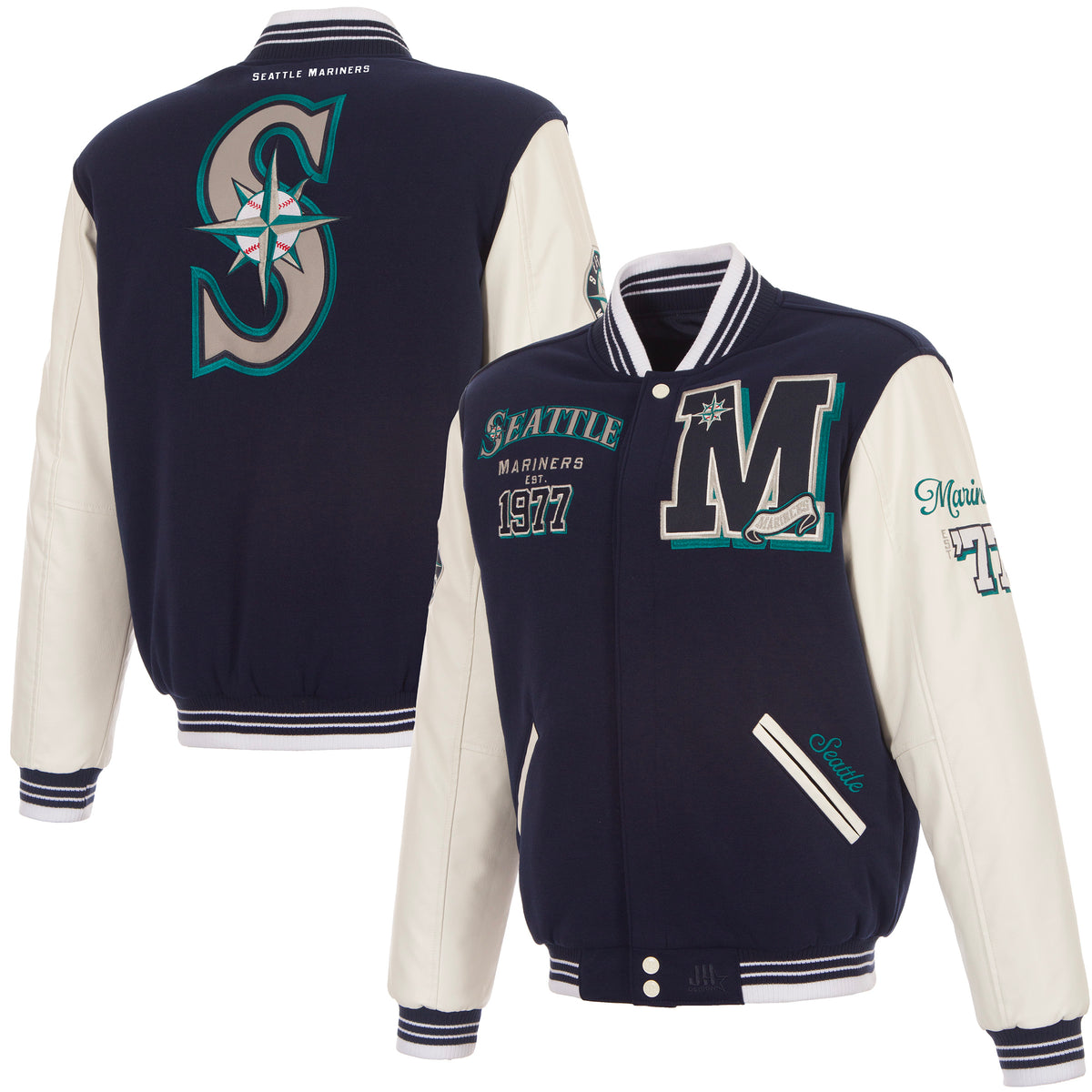Seattle Mariners Reversible Fleece Jacket