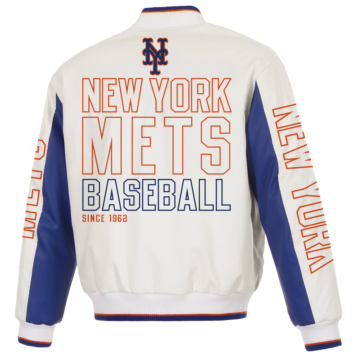 New York Mets Faux Leather Jacket
