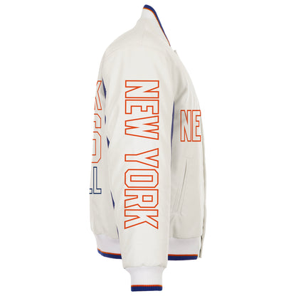 New York Mets Faux Leather Jacket