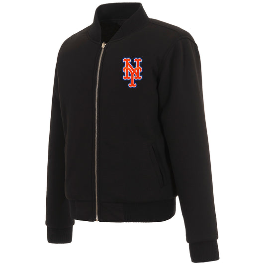 New York Mets Ladies Reversible Fleece Jacket