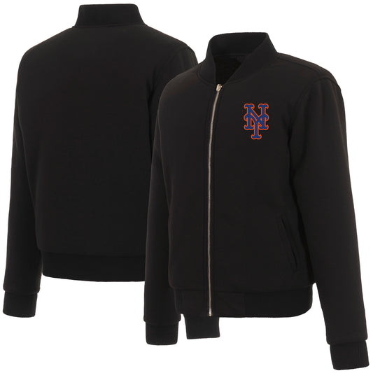 New York Mets Ladies Reversible Fleece Jacket