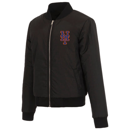 New York Mets Ladies Reversible Fleece Jacket