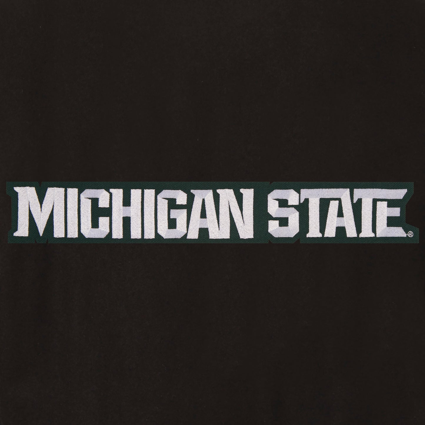 Michigan State University Reversible Wool and Leather Jacket