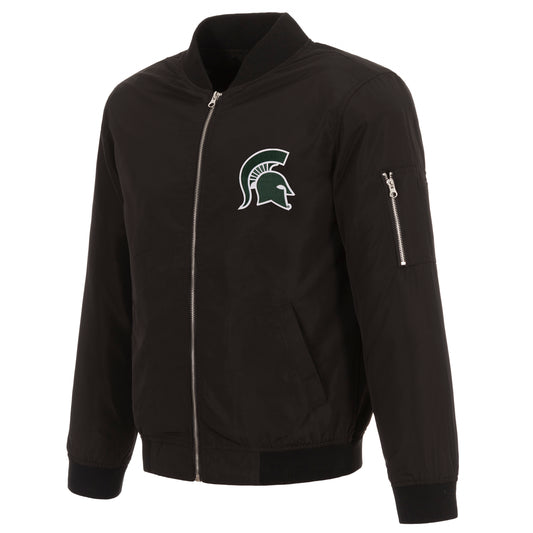 Michigan State University Nylon Bomber Jacket