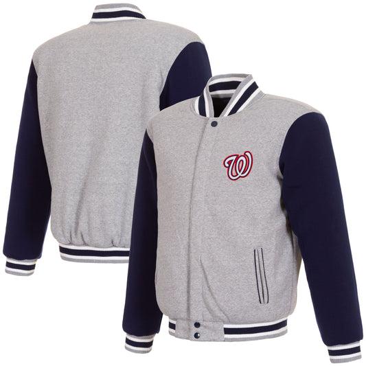 Washington Nationals Reversible Fleece Jacket