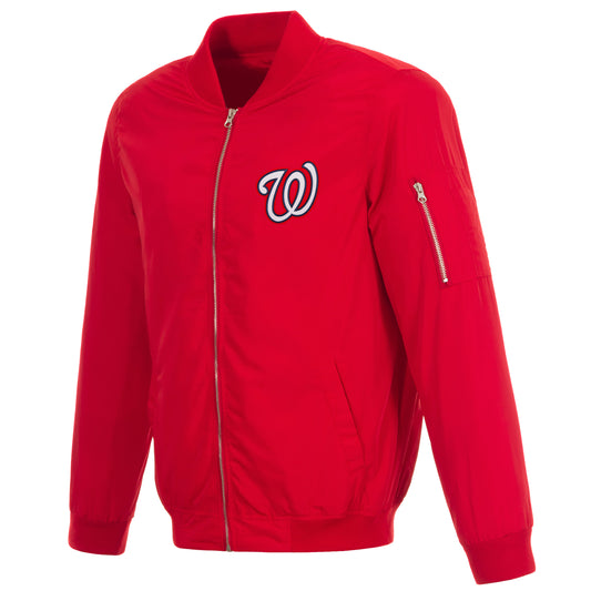 Washington Nationals Nylon Bomber Jacket