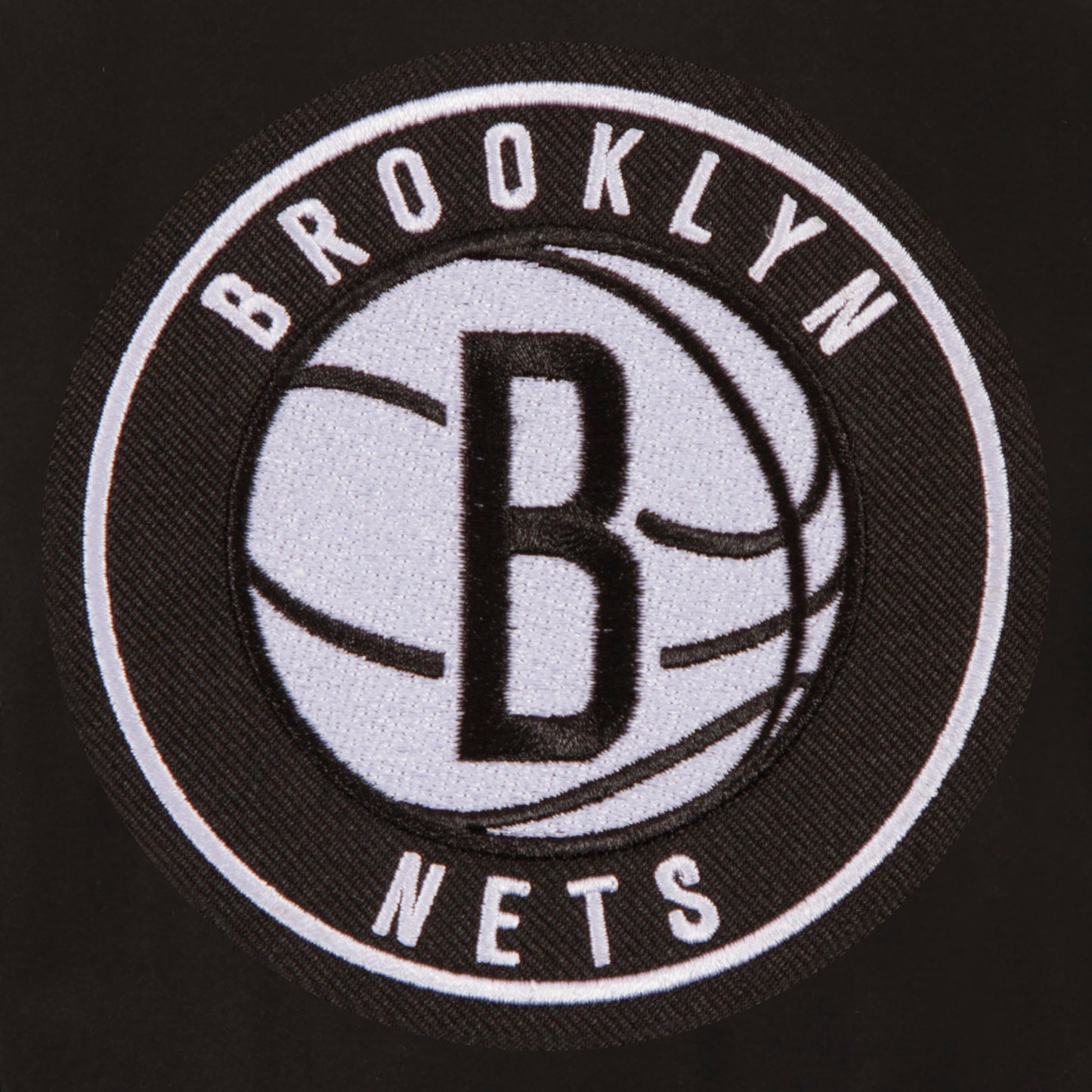 Brooklyn Nets Reversible Wool and Leather Jacket