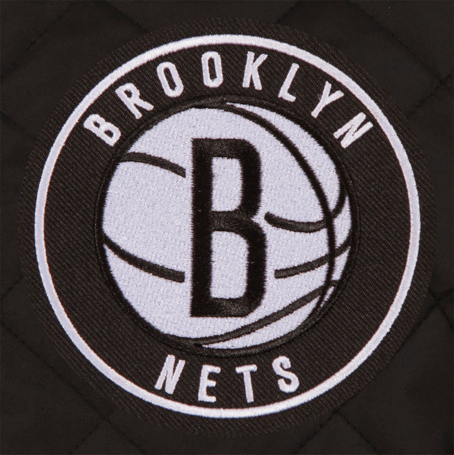 Brooklyn Nets Reversible Wool and Leather Jacket