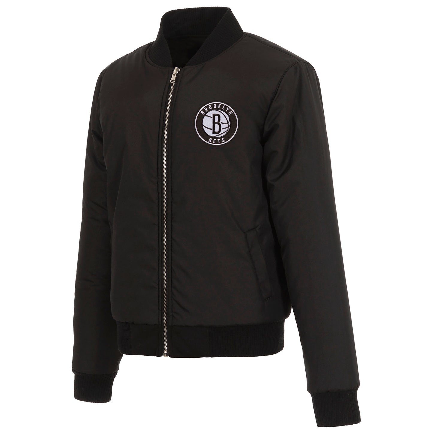 Brooklyn Nets Ladies Reversible Fleece Jacket