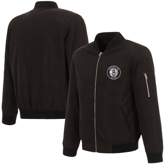 Brooklyn Nets Nylon Bomber Jacket