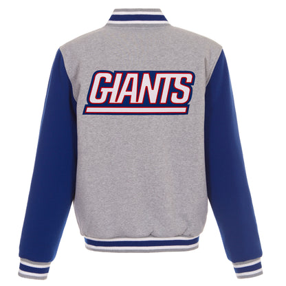 New York Giants Reversible Two-Tone Fleece Jacket