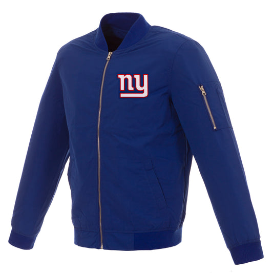 New York Giants Nylon Bomber Jacket