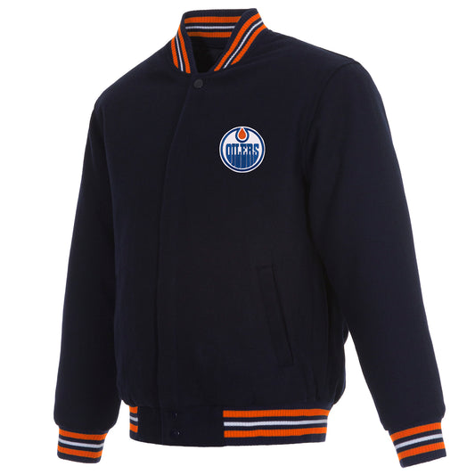 Edmonton Oilers Poly-Twill Jacket