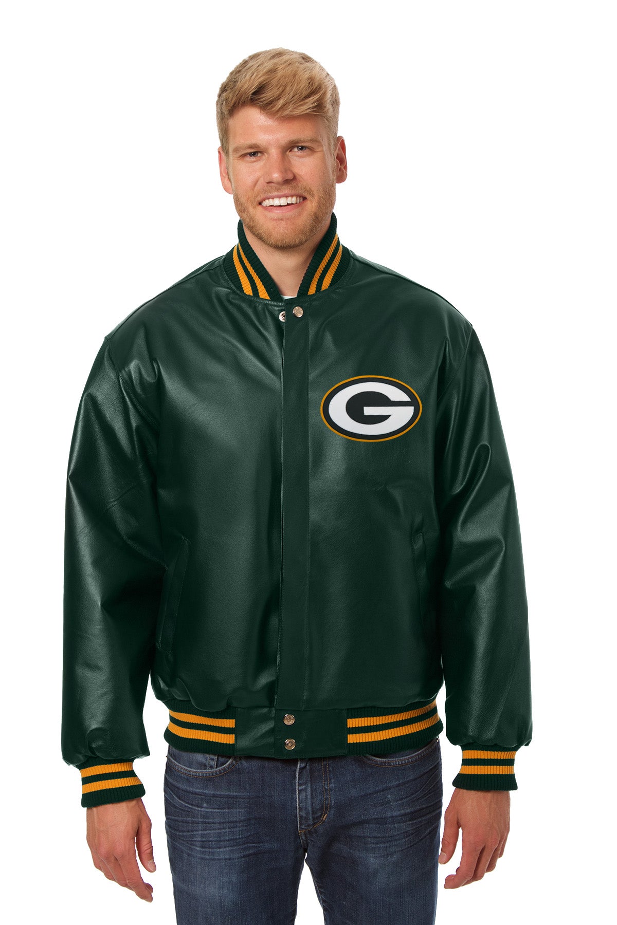 Green Bay Packers Full Leather Jacket