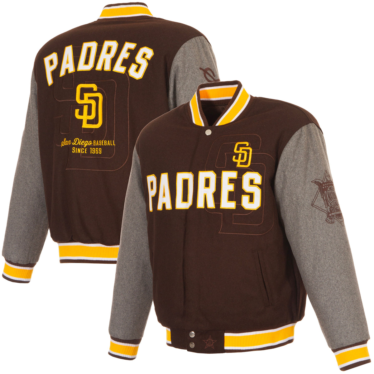 San Diego Padres Reversible All Wool Jacket