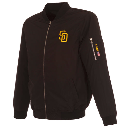 San Diego Padres Nylon Bomber Jacket