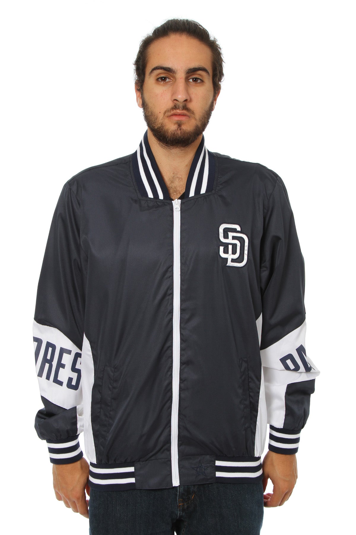 San Diego Padres Nylon Bomber Jacket