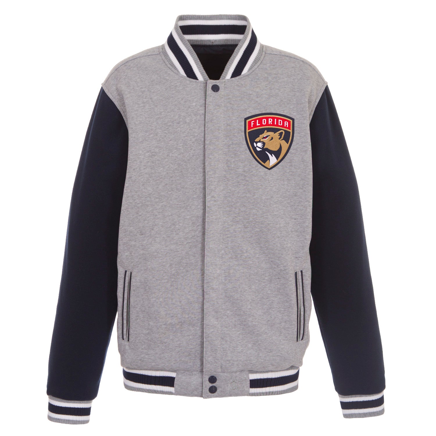 Florida Panthers Reversible Two-Tone Fleece Jacket – JH Design Group
