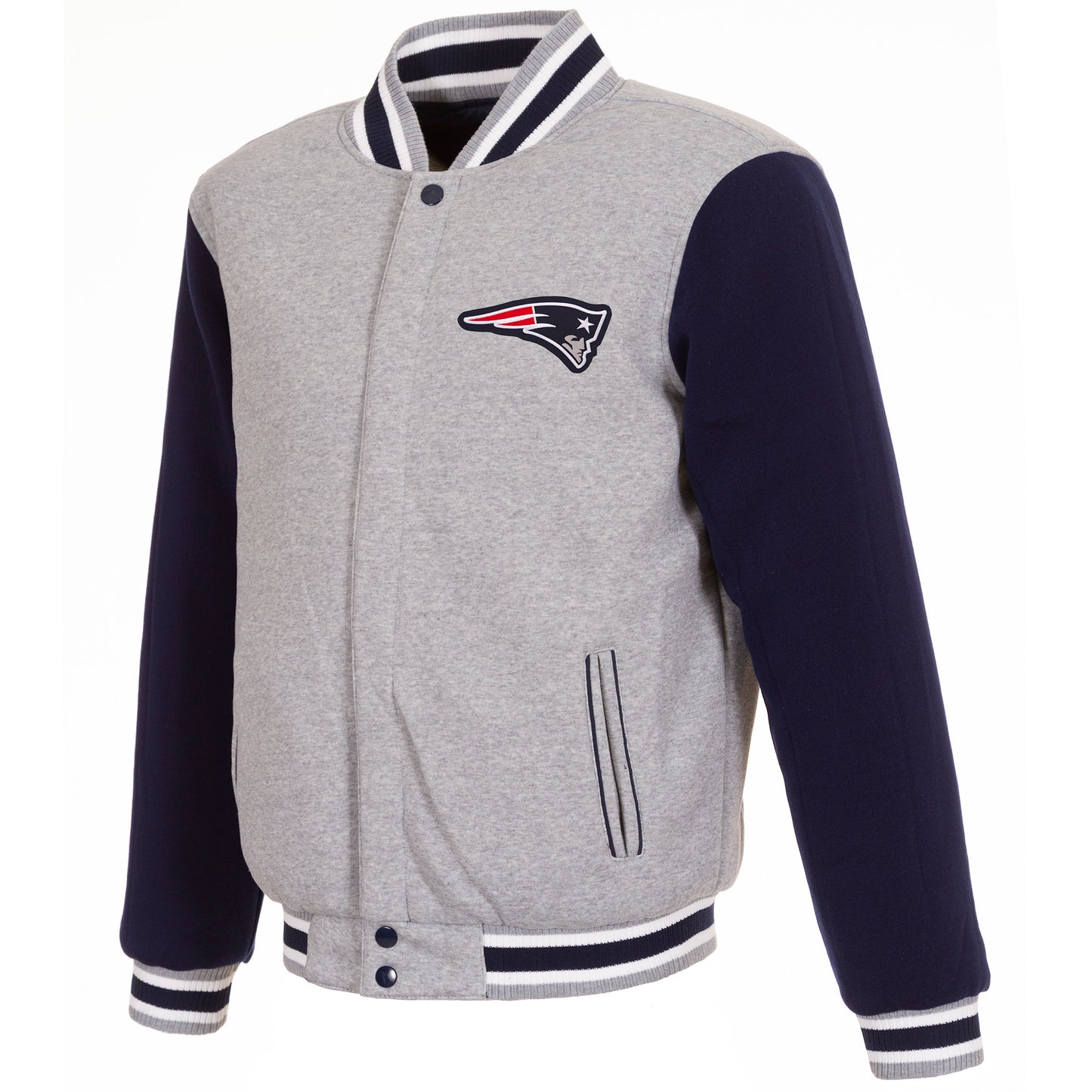 New England Patriots Reversible Two-Tone Fleece Jacket