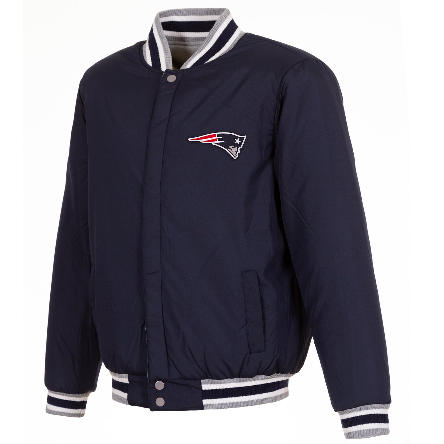 New England Patriots Reversible Two-Tone Fleece Jacket