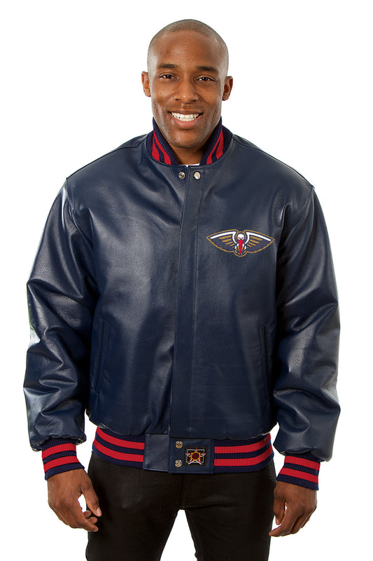 New Orleans Pelicans Full Leather Jacket