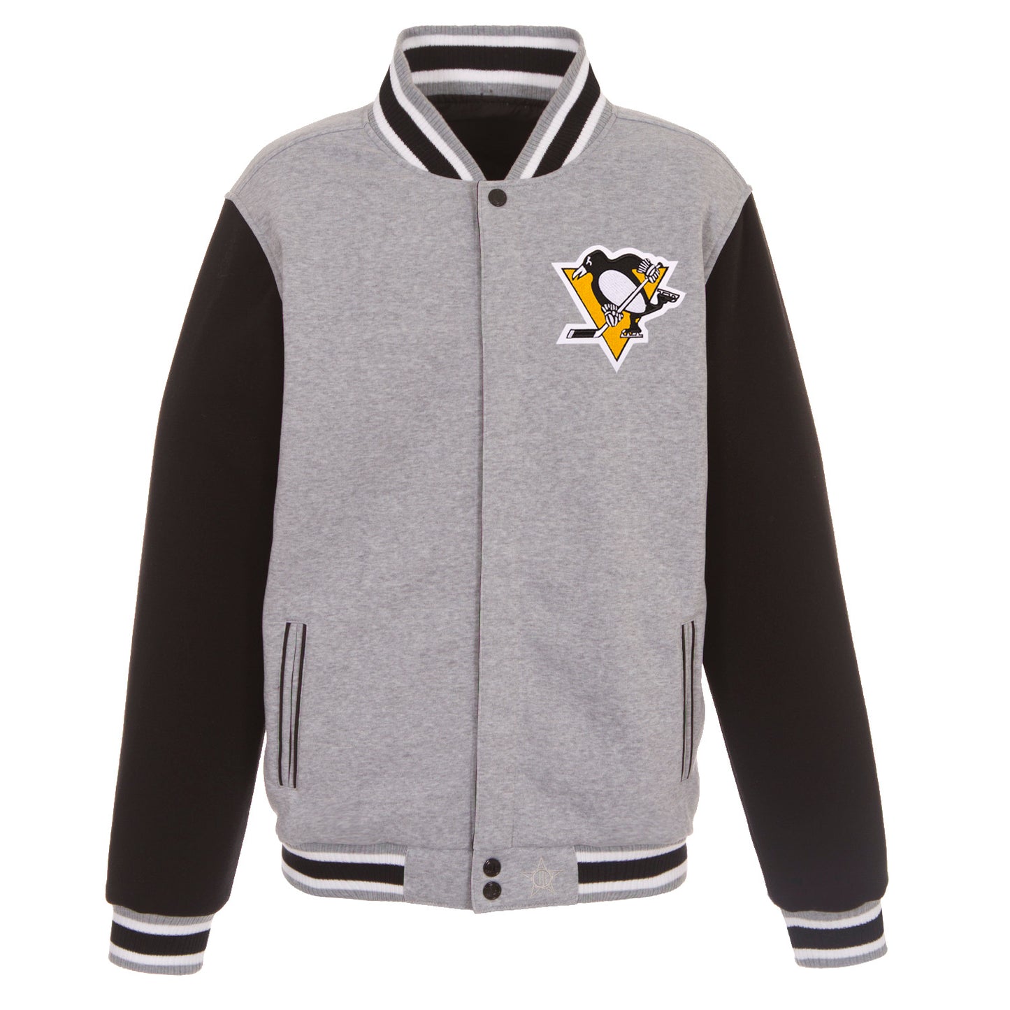 Pittsburgh Penguins Reversible Two-Tone Fleece Jacket